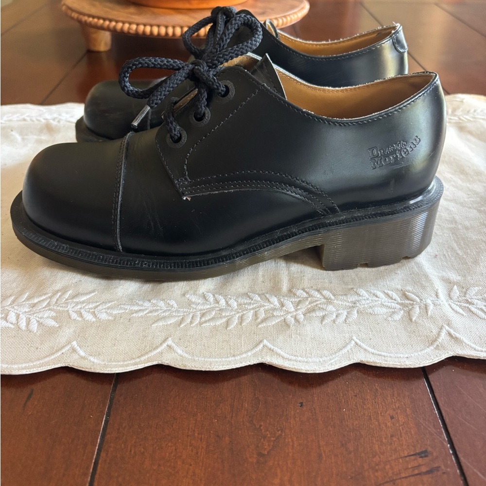 Dr. Martens Black Leather Oxfords - Picture 2 of 8